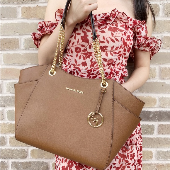 Gaby’sBags💕Michael kors large chain tote luggage - Picture 2 of 4